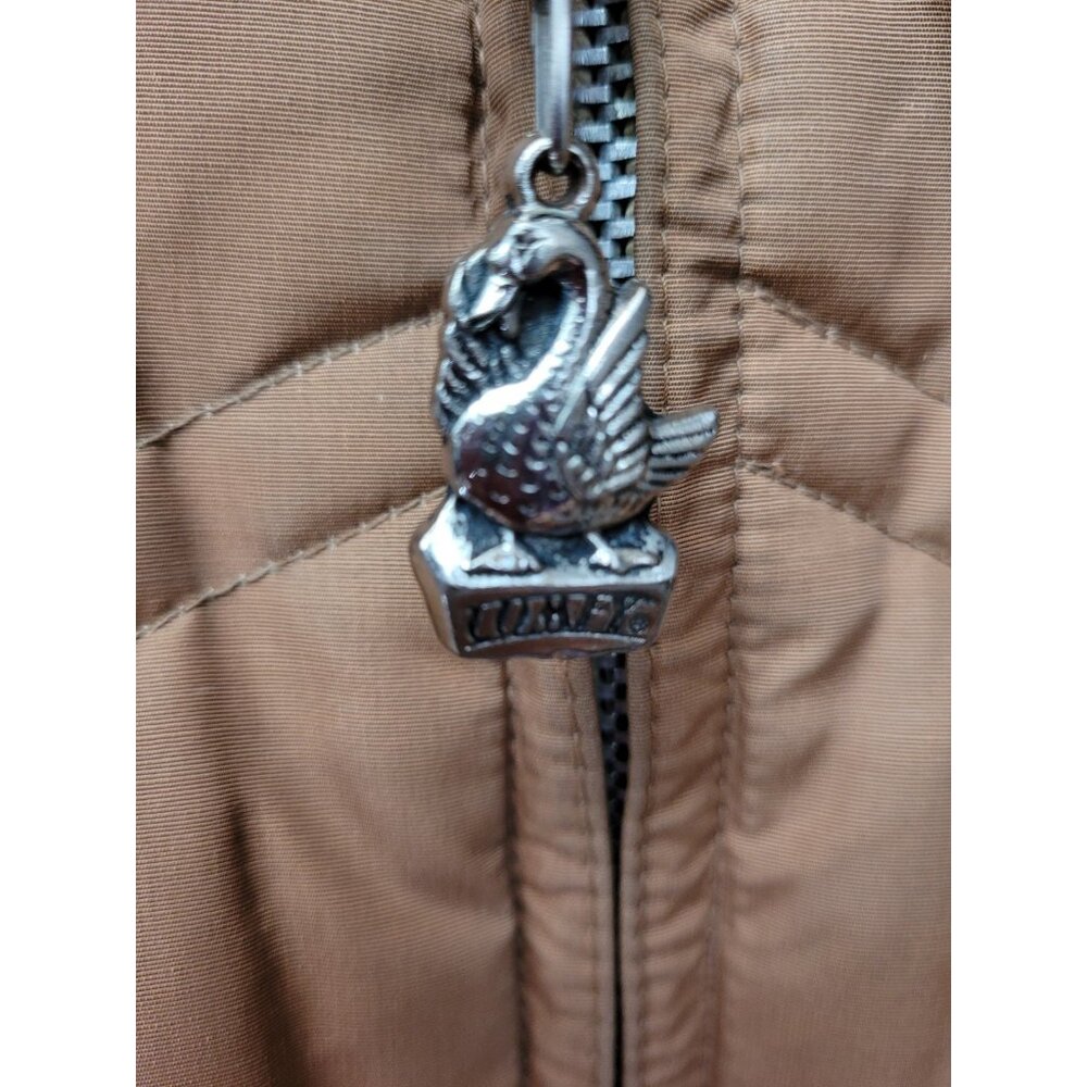 True Vintage Comfy Goose Down Jacket Coat Men XL “Fur” Collar Puffer USA 70s 60s - Picture 10 of 16